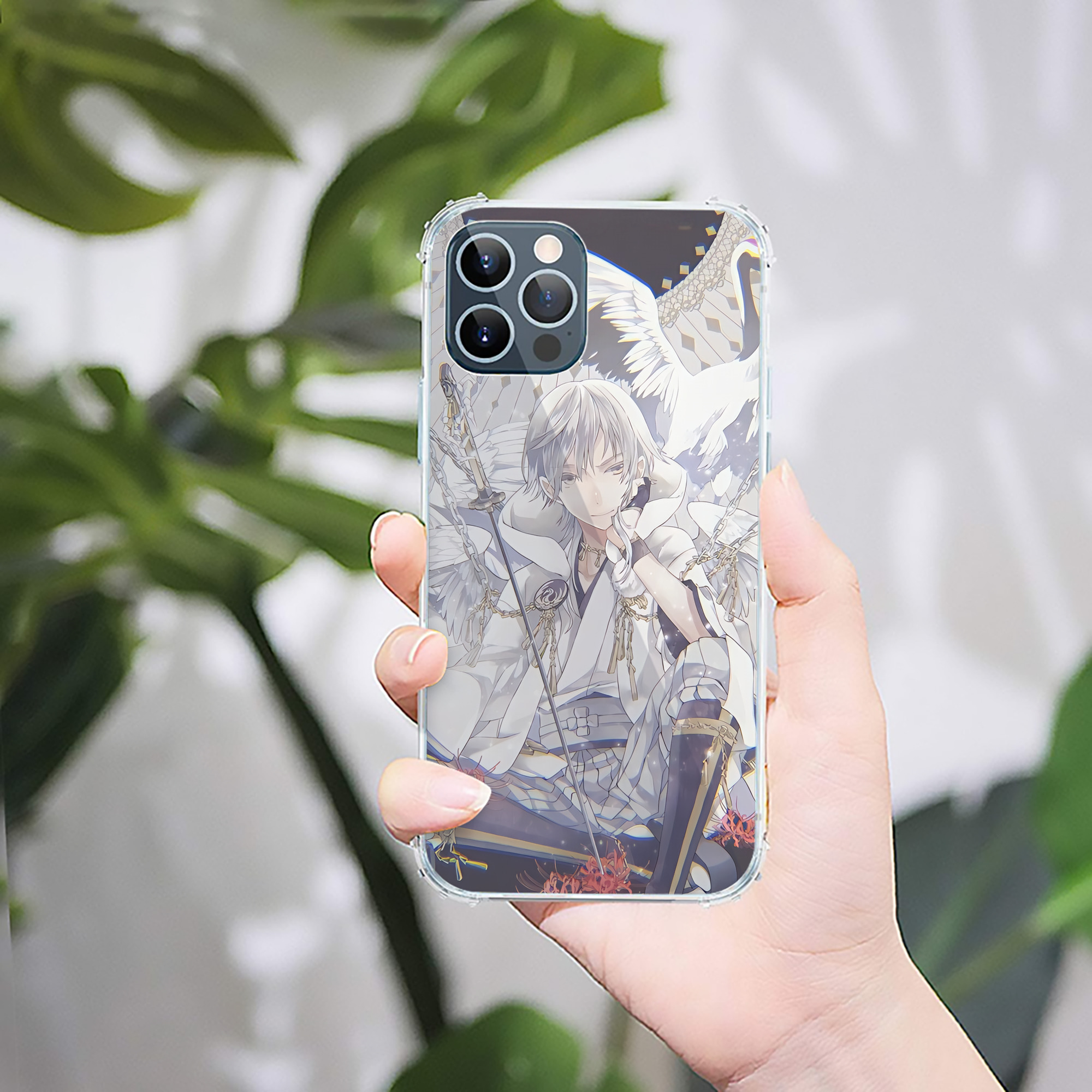 （画像用） 刀剣乱舞 Touken Ranbu 【iPhone 12シリーズ対応】透明スマホケース（クリアソフトケース）